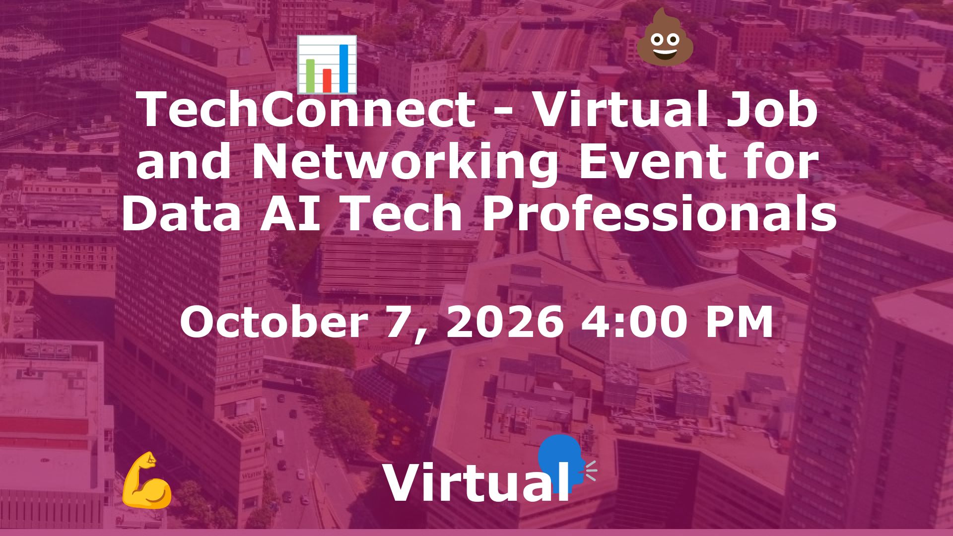 TechConnect - Virtual Job and Networking Event for Data AI Tech Professionals event image